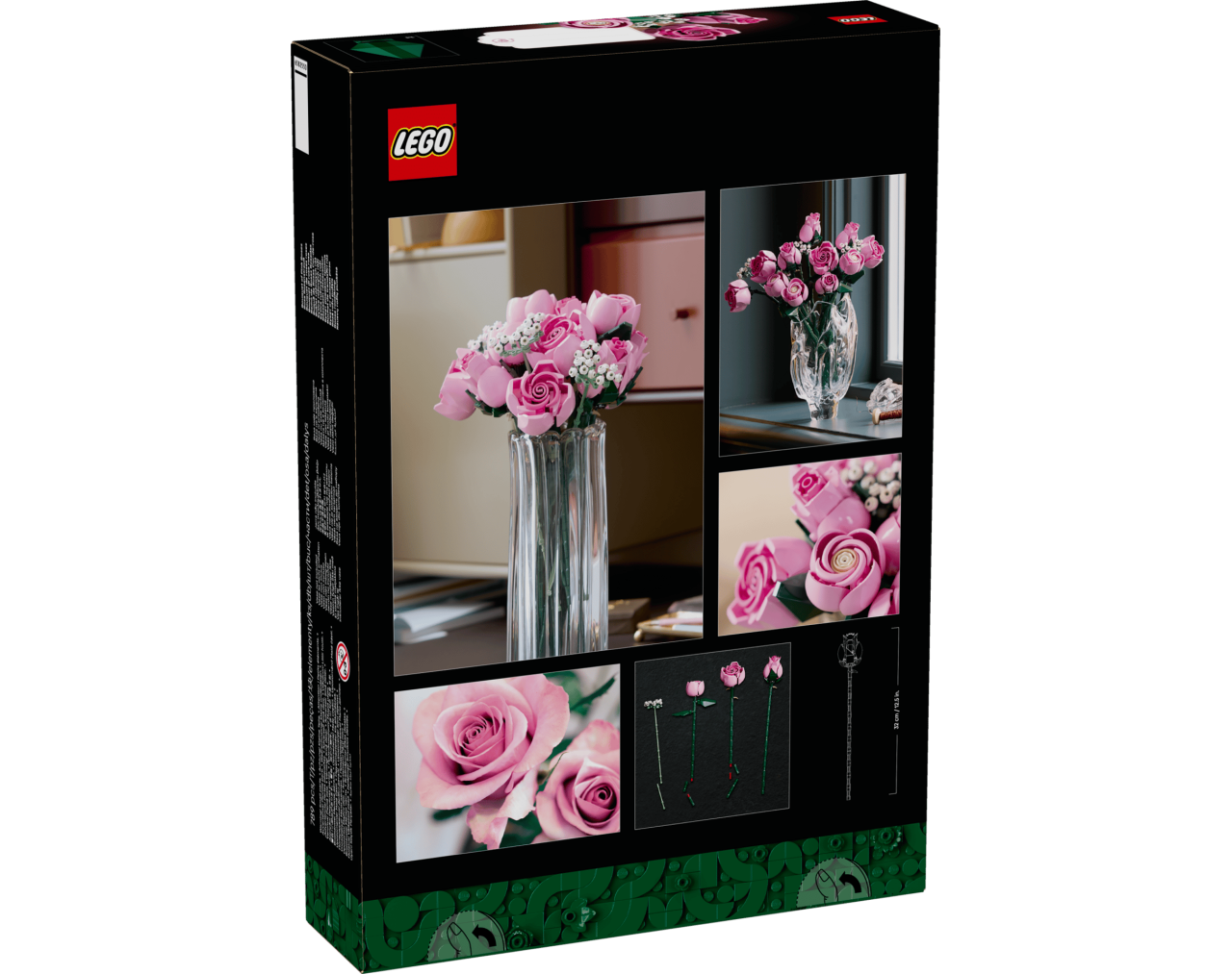 Ramo de Rosas Rosadas - Lego