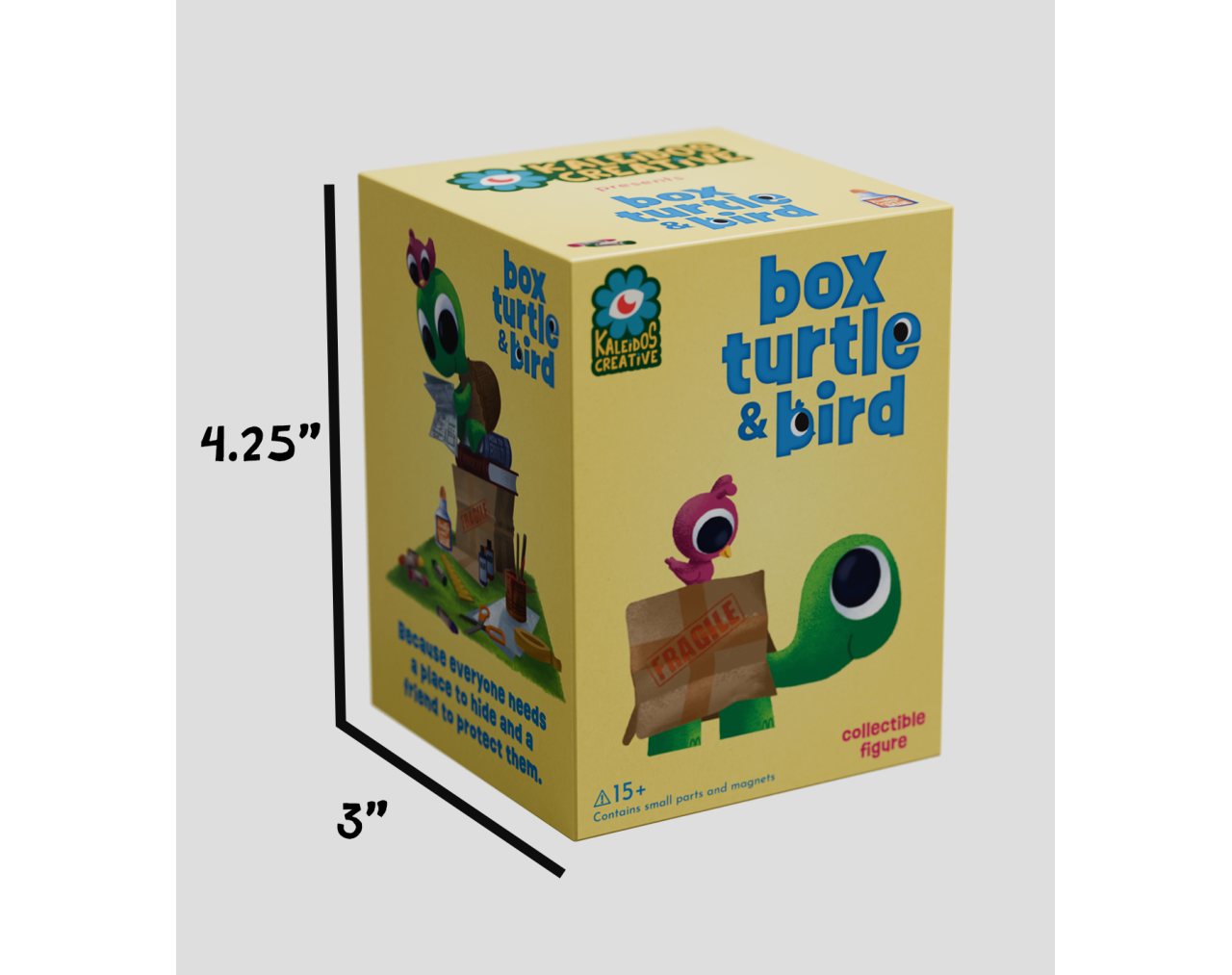 Box Turtle & Bird Blind Box (Cajita sorpresa) - Kaleidos Creative